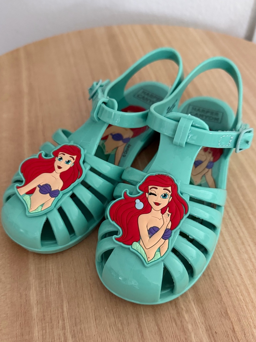 Harper Canyon Teal Ariel Jelly Sandals for Kids